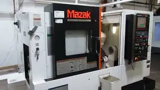 Mazak QuickTurn Nexus 200-II 2-Axis CNC Lathe Turning Center, Tailstock, 3-Jaw Chuck, Chip Con