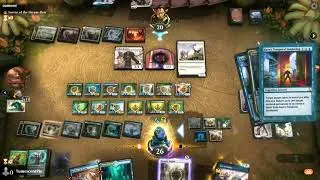 Karn's Temporal Sundering for 17 extra turns.