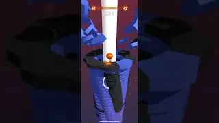 Stack Ball Level #41 INSANE #Shorts GAMEPLAY