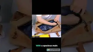 Canvas Backpack Vintage Travel Backpack #travel #traveling #travelbackpack #usa #youtubeshorts #ad