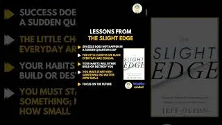 LESSONS FROM THE SLIGHT EDGE by Jeff Olson | Wealthy mindset | #shorts #shorts #trending #trend