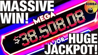 MA$$IVE WIN! The $38,500 MEGA Chase Comes to an End! Ultimate Fire Link !Las Vegas Slot Play HANDPAY