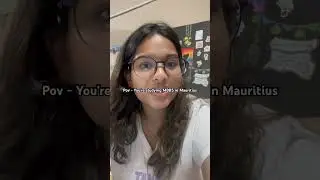 Studying MBBS IN MAURITIUS | MBBS ABROAD  STUDY ABROAD #neet2024 #abroad #medicalstudent #relatable