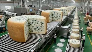 Inside a Modern Cheese Factory: From Dairy Farm Milk to Blue Cheese Perfection