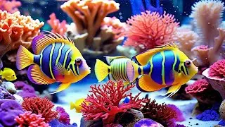 The Best 4K Aquarium - Dive Into The Mesmerizing Underwater Realm With Relaxing Music For Deep Sleep