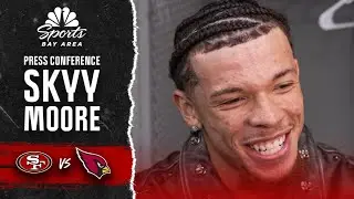 49ers' Skyy Moore admits to &lsquo;running out of gas' on long opening kickoff return | NBC Sports BA