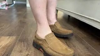 Review CAMEL CROWN Mens Loafers Leather Walking Shoes