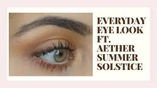 GO-TO EYE LOOK USING THE AETHER BEAUTY SUMMER SOLSTICE PALETTE | Integrity Botanicals