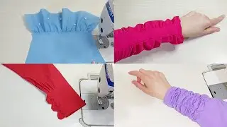 WOW✅️4 Different Ways to design elegant sleeves for your clothes✨️try it now