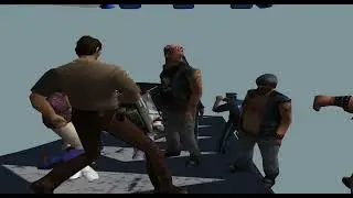 GTA Vice City Peds Riot Gang War: Sky Ocean Bay Marina 8