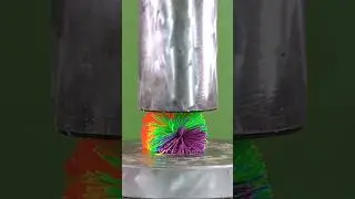 candle and canly ultimate worm making satisfaction#satisfying #asmr#hydraulic#hydraulic press 93