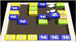 Merge Cubes 2048 - Gameplay Walkthrough - Max Levels (Lvl 1-10)