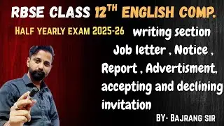 All writing section (  job letter, notice , report ,advertisment ,accepting and declining invitation