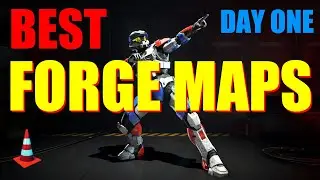 Halo Infinite Forge Best Maps - Octagon, Pistons, Snow Map & More Day 1 Custom Games with AI Bots
