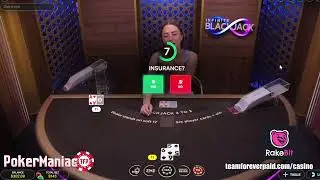 БЕСКОНЕЧНАЯ ВЫИГРЫШНАЯ СЕССИЯ В БЛЭК ДЖЕК!