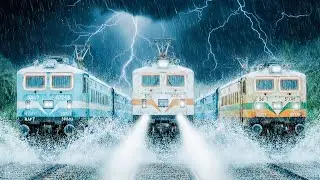 Indian Railways Vande Bharat Rajdhani Shatabdi EMU HighSpeed Train Action #sbo #sbotvm #workfromhome