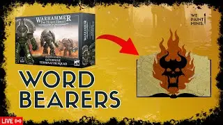 Kitbashing a Word Bearers Saturnine Terminator | Warhammer 40K Chaos Hobby Livestream