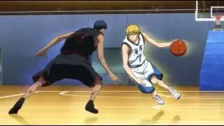 Kise Perfects Copy On Aomine | Kise Brakes Past Aomine The Ace!