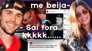 Justin Bieber VISTO BRIGADO COM HAILEY EM VÍDEO E SELENA GOMEZ TRISTE COM TAYLOR SWIFT?!