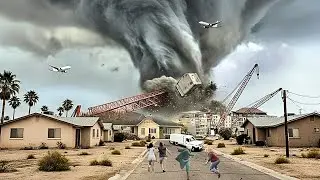 MEGA TYPHOON 2025: 350 KM/H Winds RIP Through India - Entire Regions Flooded, Towers Snap | Movie