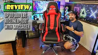 Review of the Yaheetech Gaming Chair with Footrest and Headrest