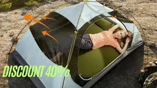 Hewolf Outdoor Camping Tent Double Layer Ultralight 2 Persons Tent