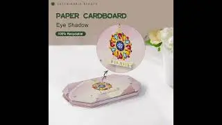 Paper cardbaord eyeshadow paletteColourful & Unique Natural & EconomicalEco-friendlyBiodegradable