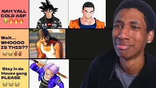 THEY DRIP TRASH?!?! Ranking Dragon Ball Characters by DRIP
