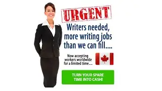 Writing Jobs Toronto | Get Work As a Writer