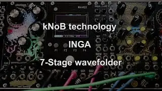 kNoB technology INGA Eurorack Module (VCA, 7-stage Wavefolder) review and full demo
