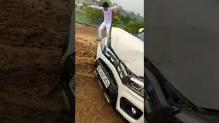 Thar vs Brezza 😇🤣#thar #brezza