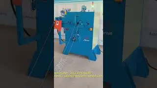 The final adjustment of the butterfly-shaped wall tie wire machine before shipment. #china #machine