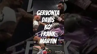 GERVONTA DAVIS KO' FRANK MARTIN #boxing #shorts @Aztecasmx