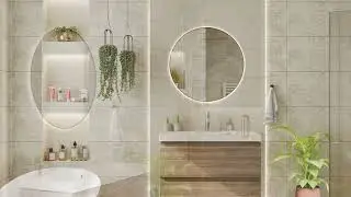 Elegant Minimal Realistic #3dvisualization #bathroomdesign  #interiorrendering #bathroom #kaanvi