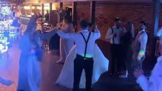 wedding disco at Syrencot wedding venue