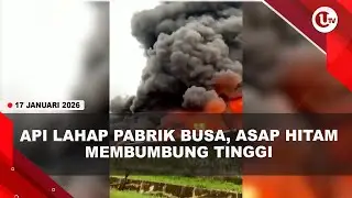 DIDUGA SAMBARAN PETIR, PABRIK BUSA DI JEPARA LUDES TERBAKAR | U-NEWS