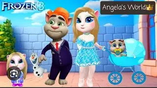 My Talking Angela 2 | Mother Frozen 3 and Tom  with her daughter | cosplay | Angela's World