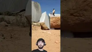 Unbelievable! One Hammer Did This || Huge Stone Cutting Videos #youtubeshorts #shortsfeed #shorts