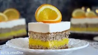 Ореховый пирог с апельсином