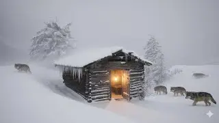 SURVIVING -50&deg;C BLIZZARD: Only a Fire Keeps Me Alive | Extreme Winter Survival