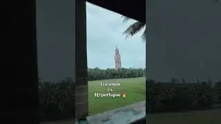 Location vs. Hyperlapse | Rajabai Clock Tower #mumbai #iphone #shorts