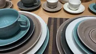 2021 Fashion ceramic dinnerware set crockery ware plates porcelain for restaurant and hotel