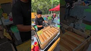 Roti Zayn Panjang Lembut #streetfood #food #kuliner #foodie