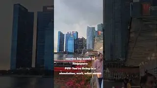 The most beautiful place at Marina bay sands in Singapore. #travel #shortvideo #singapore #shorts