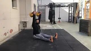 Press vertical en suelo con KBs