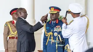 Change Of Guard! See What Happened During the Swearing Of Chief Of Defence Forces at Statehouse, NRB