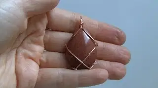 Мастер-класс по изготовлению подвески-кабошона One Wire Wrap