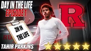 I SPENT THE DAY AT RUTGERS WITH 5 STAR FRESHMAN TAHIR PARKINS!!