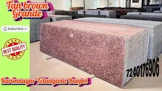 Super 👌 quality and premium polishing tan brown granite with red tone granite Karimnagar 7240176906