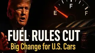 Trump Rolls Back Fuel Rules &mdash; Big Changes Coming for Gas Cars in America